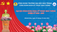 Đại hội Công Đoàn Khoa Kỹ thuật Giao thông nhiệm kỳ 2025 - 2030