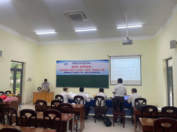 04 Học viên cao học khóa 2014-2026 khoa Động lực và Ô tô bảo vệ thành công luận văn thạc sĩ