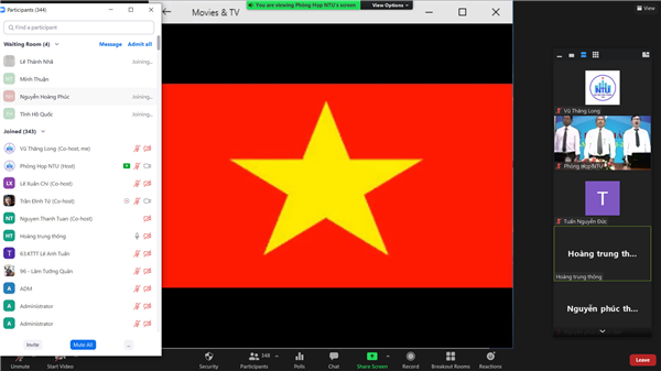 Khoa KTGT tưng bừng tổ chức khai giảng năm học 2021-2022 theo hình thức trực tuyến.