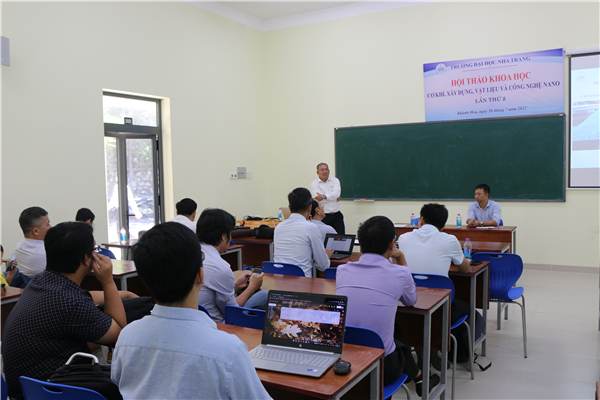 Trường Đại học Nha Trang tổ chức  thành công Hội thảo khoa học về  cơ khí, xây dựng, vật liệu và công nghệ nano 