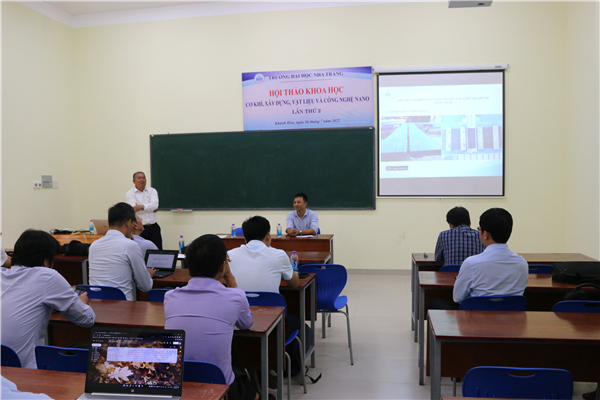 Trường Đại học Nha Trang tổ chức  thành công Hội thảo khoa học về  cơ khí, xây dựng, vật liệu và công nghệ nano 