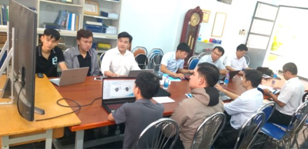 Khoa KTGT nghiệm thu 4 đề tài NCKH sinh viên - đợt 1 năm 2023