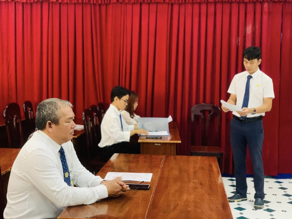 Chi bộ Khoa Kỹ thuật Giao thông kết nạp đảng viên mới 