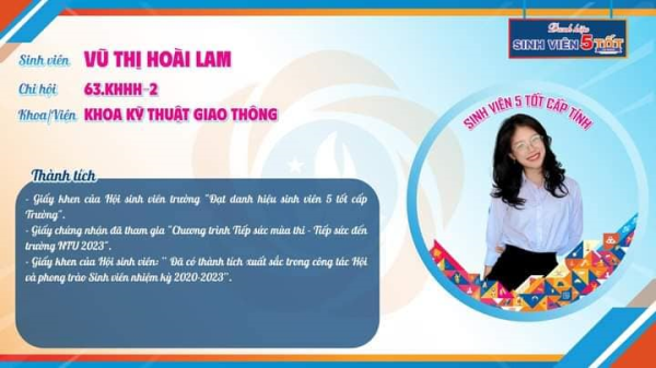 VINH DANH SINH VIÊN KHOA KTGT ĐẠT DANH HIỆU SAO THÁNG GIÊNG, SINH VIÊN 5 TỐT CẤP TỈNH & CẤP TRƯỜNG 2023