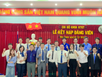 LỄ KẾT NẠP ĐẢNG VIÊN MỚI.
