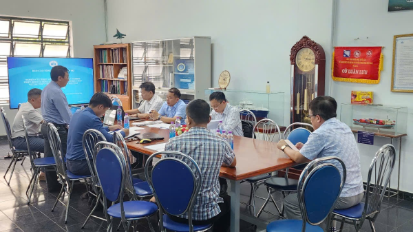 Họp hội đồng đánh giá nghiệm thu đề tài KHCN cấp Bộ “Nghiên cứu thiết kế, chế tạo và thực nghiệm thiết bị đo tự động các thông số hình học chân vịt tàu thủy theo công nghệ đo hiện đại”