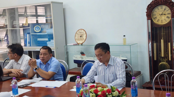 Họp hội đồng đánh giá nghiệm thu đề tài KHCN cấp Bộ “Nghiên cứu thiết kế, chế tạo và thực nghiệm thiết bị đo tự động các thông số hình học chân vịt tàu thủy theo công nghệ đo hiện đại”