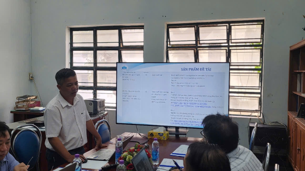 Họp hội đồng đánh giá nghiệm thu đề tài KHCN cấp Bộ “Nghiên cứu thiết kế, chế tạo và thực nghiệm thiết bị đo tự động các thông số hình học chân vịt tàu thủy theo công nghệ đo hiện đại”