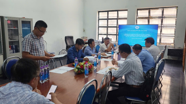 Họp hội đồng đánh giá nghiệm thu đề tài KHCN cấp Bộ “Nghiên cứu thiết kế, chế tạo và thực nghiệm thiết bị đo tự động các thông số hình học chân vịt tàu thủy theo công nghệ đo hiện đại”