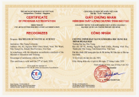 NGÀNH KHOA HỌC HÀNG HẢI ĐẠT CHỨNG NHẬN KIỂM ĐỊNH CHƯƠNG TRÌNH ĐÀO TẠO