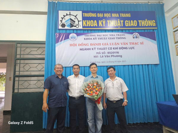 CHÚC MỪNG TÂN THẠC SĨ LÊ VIẾT TRUNG BẢO VỆ THÀNH CÔNG LUẬN VĂN THẠC SĨ